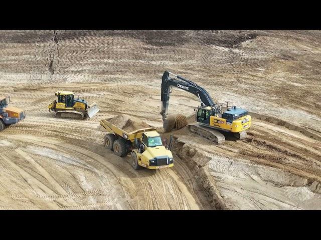 Earthworks Continue at the South Bend, IN Job