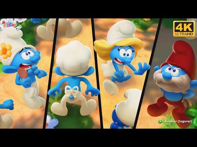 Smurfs Dreams The Movie | All Game Cutscenes + Bosses | PC 4K @ZigZagGamerPT