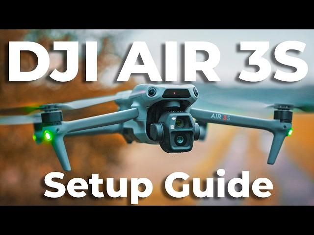 DJI Air 3S BEGINNERS Setup Guide | 8 Steps