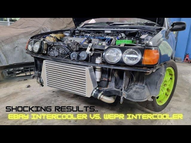 EBAY INTERCOOLER -VS- WICKEDEP RACING INTERCOOLER | STARLET EP82 4EFTE | DYNO BEFORE - AFTER