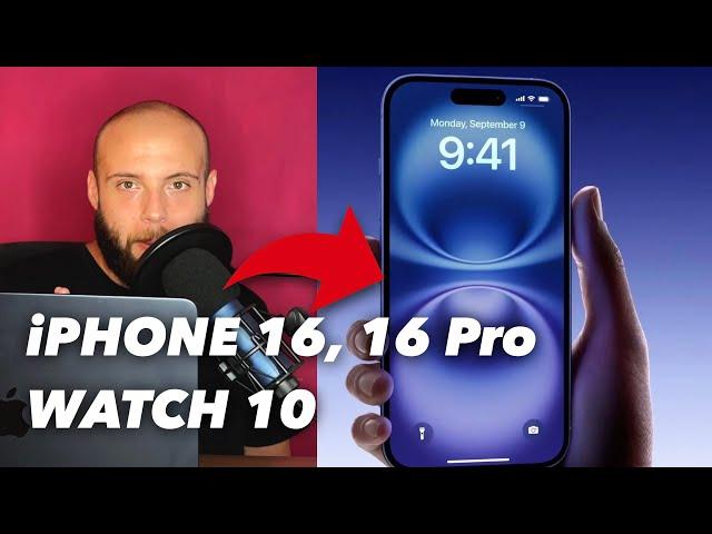 APPLE: NUOVI iPHONE 16, iPHONE 16 PRO MAX e APPLE WATCH 10: PRIME  IMPRESSIONI