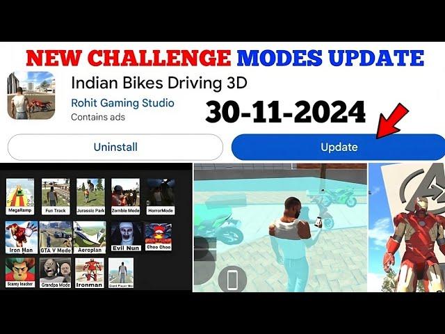 Indian Bike Driving 3D New Update New Challenge Modes | New Missions+Character | Harsh in Game