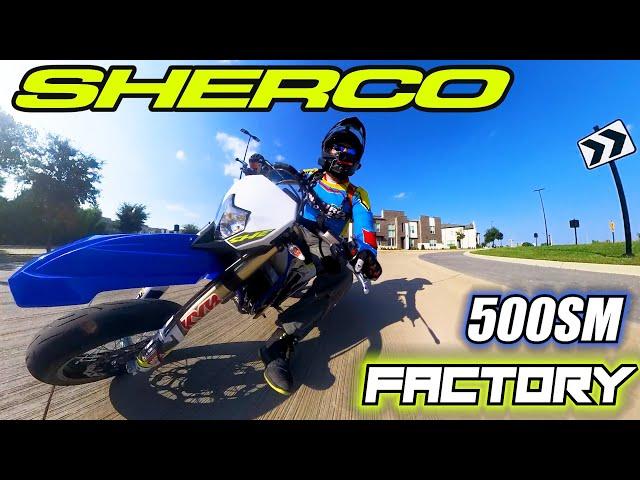 BEST Supermoto on the Market - Sherco 500SM Factory