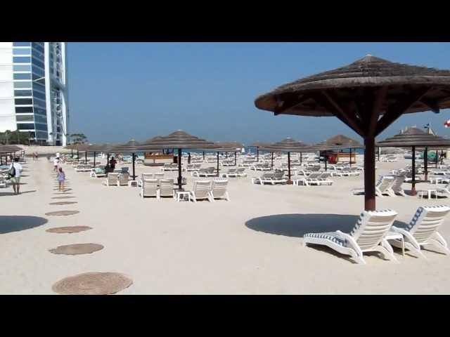 22. ОАЭ. Дубай. Jumeirah Beach Hotel. Пляж. Видео Павла Аксенова