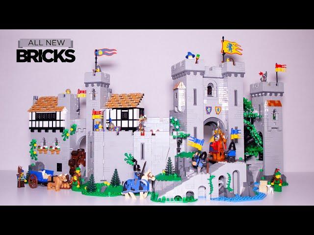 Lego Icons 10305 Lion Knights Castle Speed Build