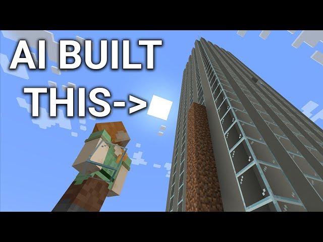 AI Builds Stuff in Minecraft | Mindcraft