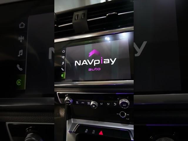 Audi Q3 2016  με NAVplay Auto για Android στην Εργοστασιακή Οθόνη.