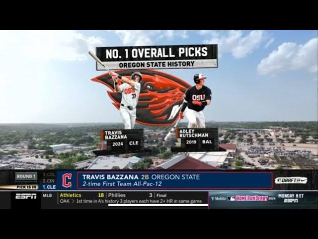 2024 MLB Draft Round 1 Full Broadcast