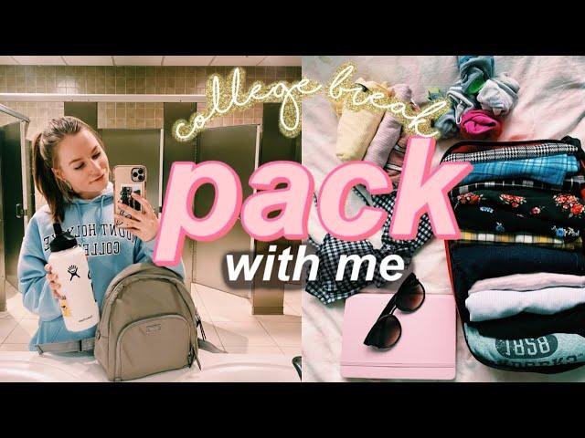 Pack With Me for College Winter Break Trip! | Florida 2020