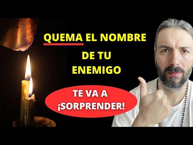  SOLO ESCRIBE EL NOMBRE DE TU ENEMIGO EN UN PAPEL Y MIRA LO QUE PASA: te sorprenderá