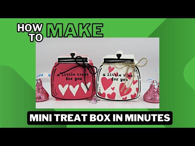 Make the Cutest Diy Mini Treat Box in Minutes!