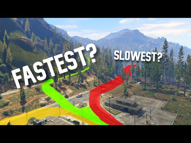 What is the Fastest Route Across the Map?