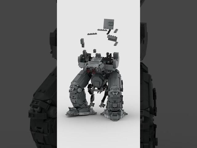 Heavy Gun Carrier Battle Mecha  Satisfying Building Animation #shorts