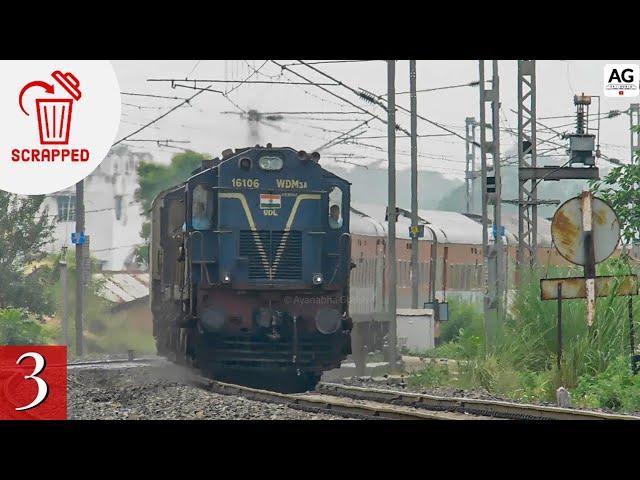 (Part-3/5) Scrapped ALCo locomotives : [4 in 1] WDM-3A and WDG-3A during their Service Days