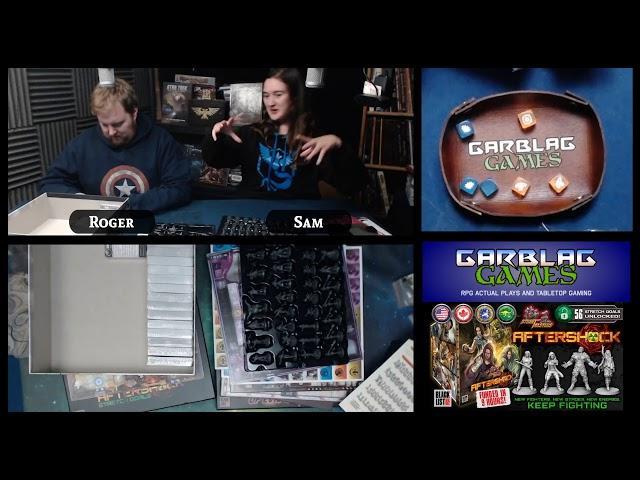 Garblag Games RPG Live Unboxing Street Masters Aftershock