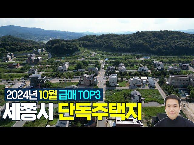 세종시 단독주택지 매매 2024년 10월 급매 TOP3 (위치좋고 토지컨디션 좋은데 시세대비 저렴한 매물을 선별해 봤습니다) 세종스타부동산 구.늘푸른나나