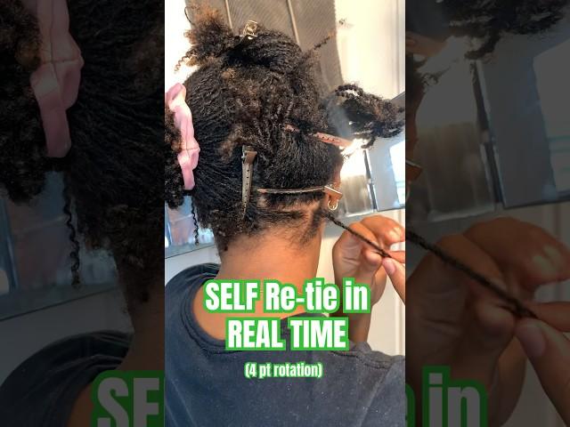 4 pt rotation in real time |DIY microlocs |FULL video on channel