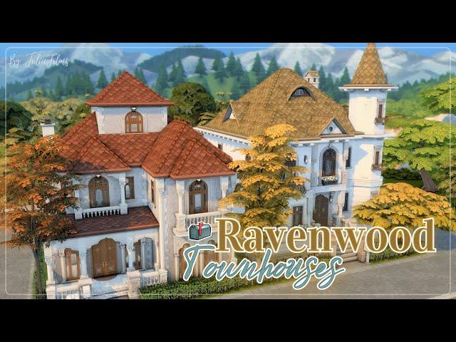 Таунхаусы Вранбурга│Строительство│Ravenwood Townhouses│SpeedBuild│NO CC [The Sims 4]