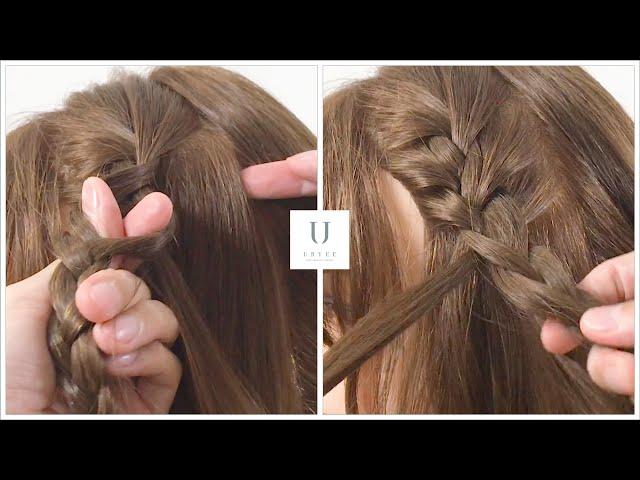 【Easy】A different way of braiding that overturned the conventional wisdom of braiding.