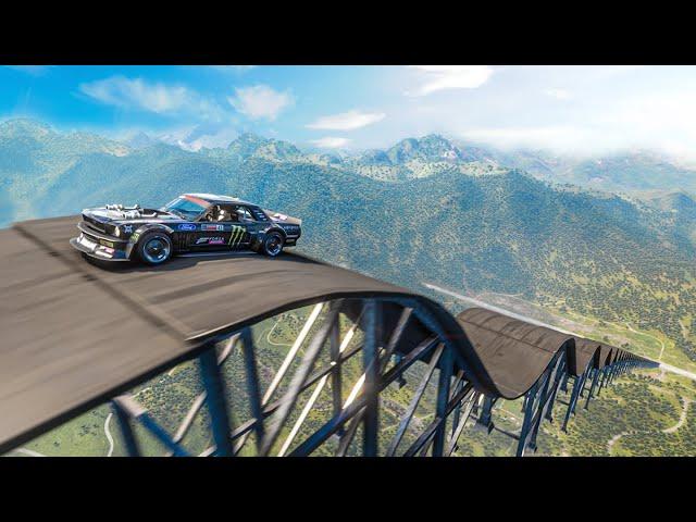 I built the BIGGEST RAMP In Forza Horizon 5!