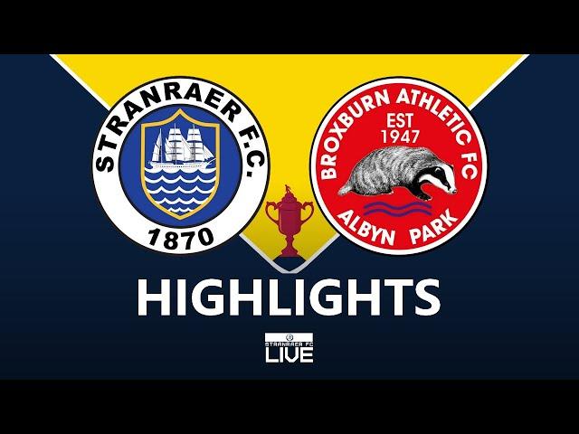 Highlights | Stranraer 1-2 Broxburn Athletic (AET), 30 November 2024