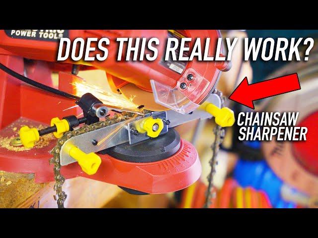 Does This Really Work? Chainsaw Sharpener From Harbor Freight