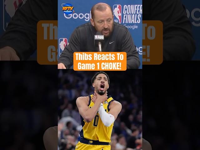 Tom Thibodeau reacts to the Knicks' CHOKE JOB in Game 1 against the Pacers!  #shorts