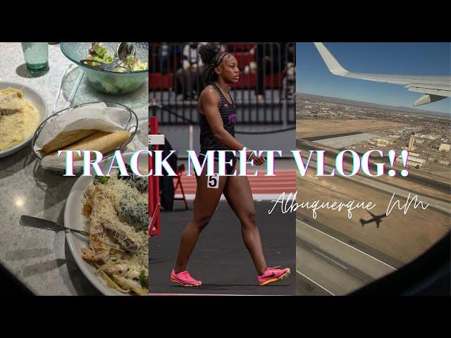 D1 TRACK MEET VLOG | full meet experience, grwm + more