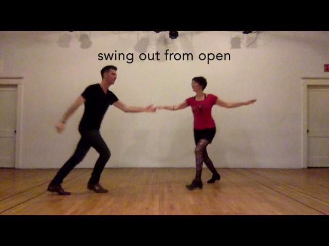 Intro to Swing - basic patterns in 8-count for Lindy hop