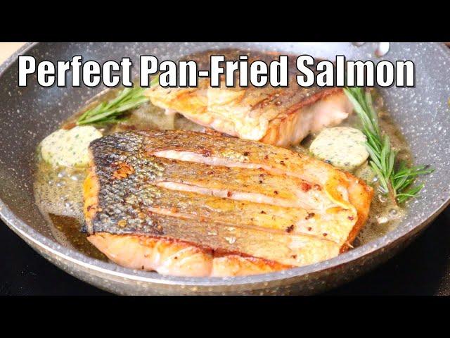 The Most impressing Salmon That Tops All CHRISTMAS Dinner In Dec | Perfectly One Pan-Fried Fish