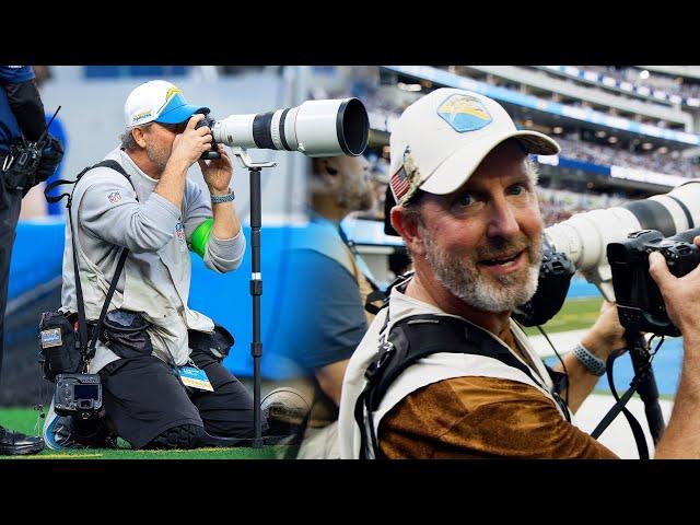 Everything An NFL Photographer Does On Game Day | LA Chargers