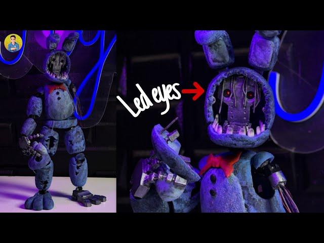 HICE A WITHERED BONNIE TOTALMENTE ARTICULADO CON PORCELANA / FNAF 2 / HELP WANTED