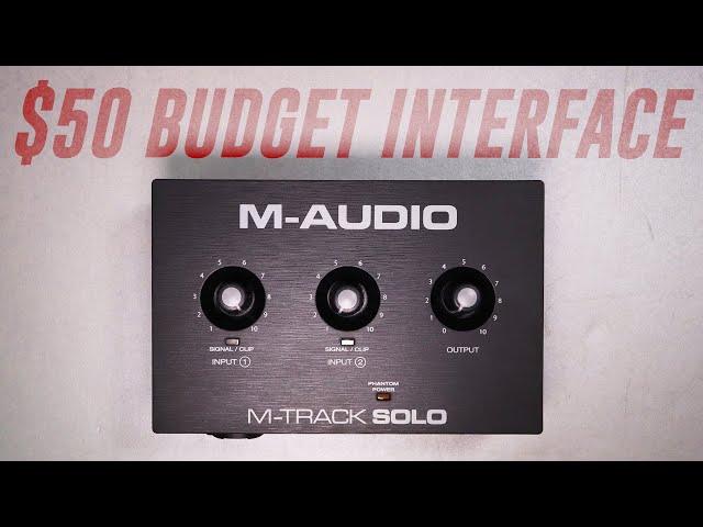 M-Audio M-Track Solo Audio Interface Review / Explained