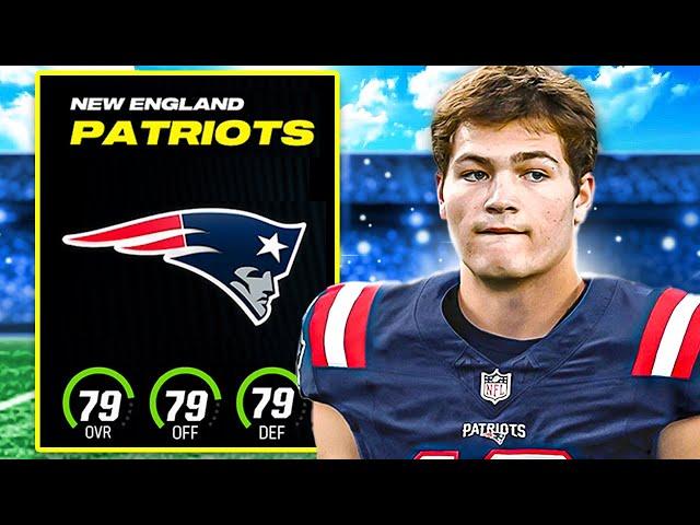 Rebuilding the New England Patriots with Drake Maye on Madden 24 Franchise