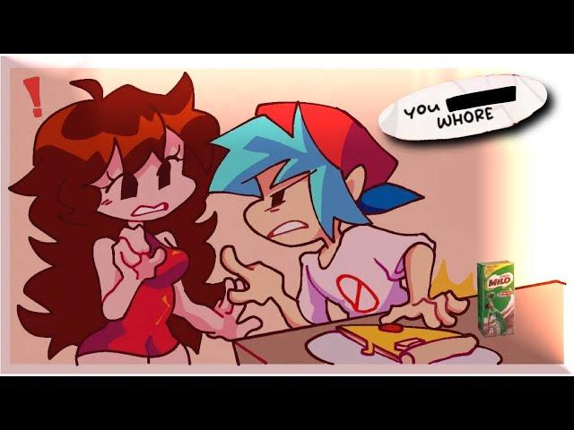 Boyfriend INSULTS Girlfriend!? (Friday Night Funkin' Comic Dub)