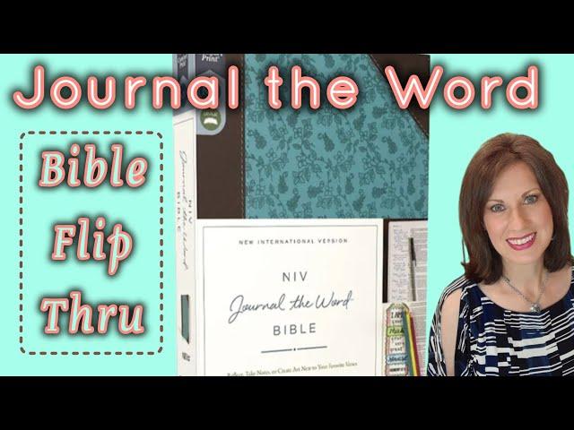 Journal the Word Bible for Journaling Flip Through