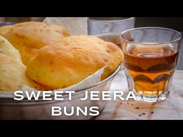 Goan Sweet Jeera Buns Authentic Recipe | How to make Sweet Buns | Jeera Buns | Easy Tea Time Snacks