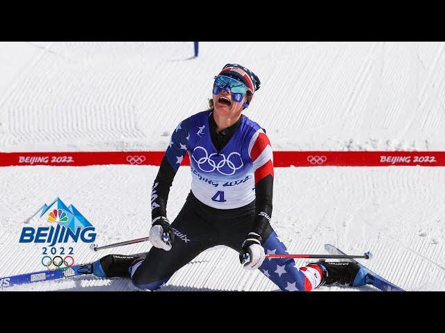 Jessie Diggins fights through pain for Olympic glory | Winter Olympics 2022 | NBC Sports