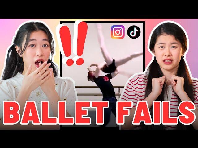 Epic Ballet Bloopers: Try Not To Wince Challenge 