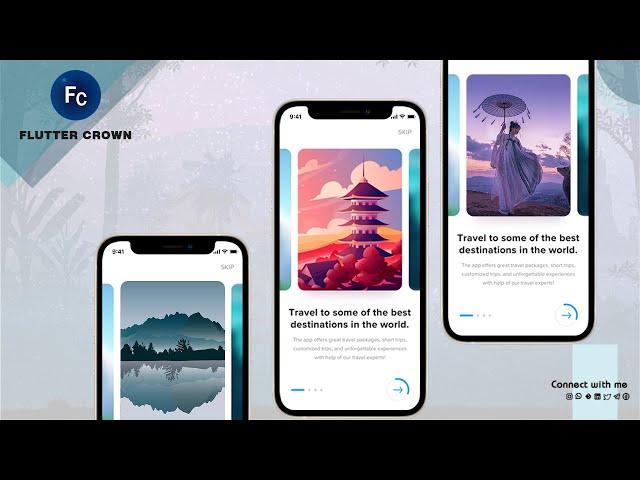 Building a Stunning Travel App Splash Page in Flutter: Part 01 Speed Code!