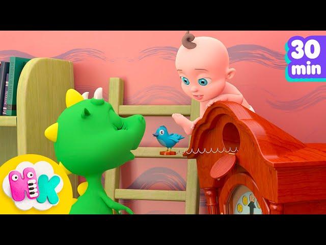 Hickory Dickory Dock and more!  30mn Compilation | HeyKids Nursery Rhymes | Animaj Kids