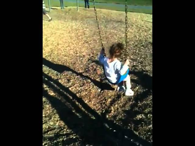 Lilly, Triston & Mark playing at the park