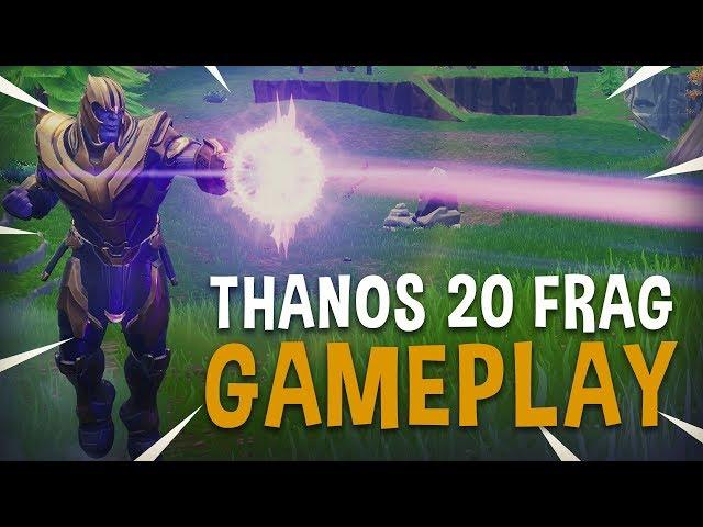 Thanos 20 Frag Gameplay - Fortnite Battle Royale - Ninja