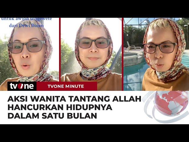 HEBOH! Wanita Bernama Dewi Bulan Tantang Allah SWT Hingga Hina Nabi muhammad SAW | tvOne Minute