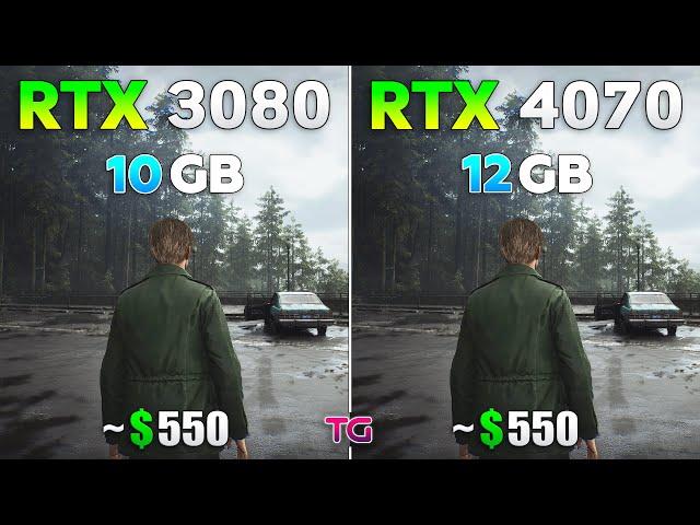 RTX 3080 vs RTX 4070 - Test in New Games 2024