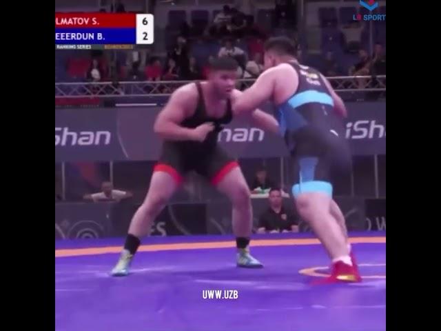 « Sardorbek Kholmatov 125kg vazn toifasida finalga yol oldi.