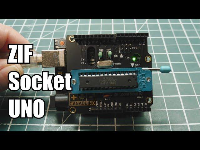 ZIF Socket UNO / Barebones ATmega328p