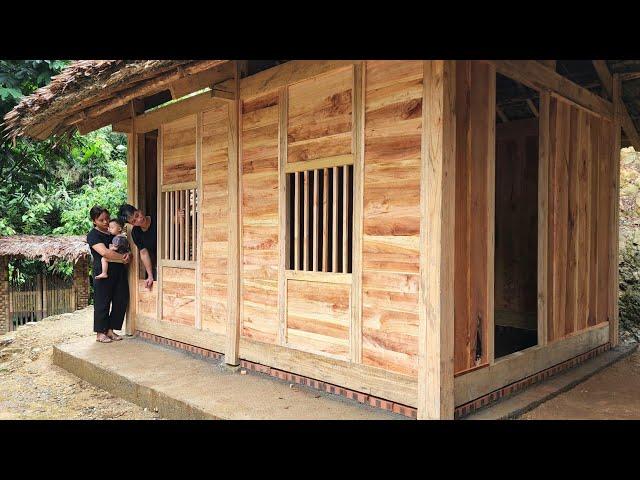 Construction, assembly and completion of traditional wooden kitchen - Chuc Ton Binh