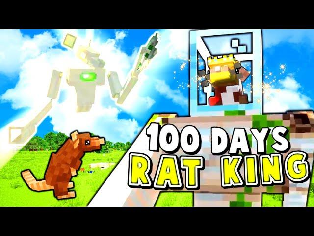 100 Days To Become The Rat King In Minecraft