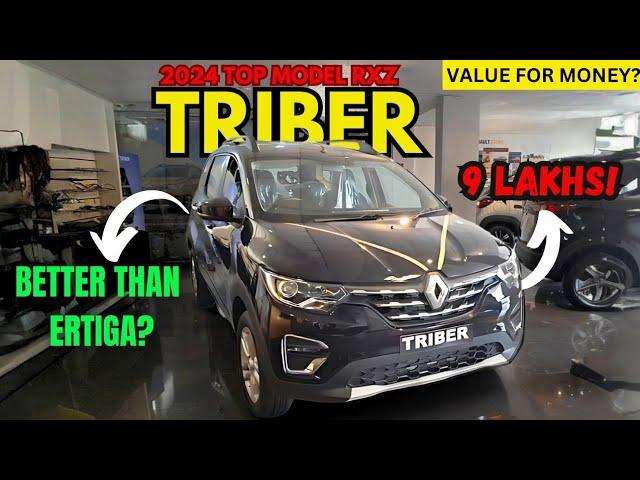 Safest 7 Seater Car | Updated Triber Rxz 2024 New Model Review |Triber Top Model  review 2024 india